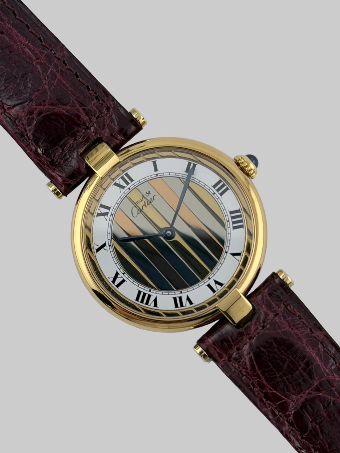 Cartier must de  Vendôme Quartz - 590003 - Two-tone Trinity Dial