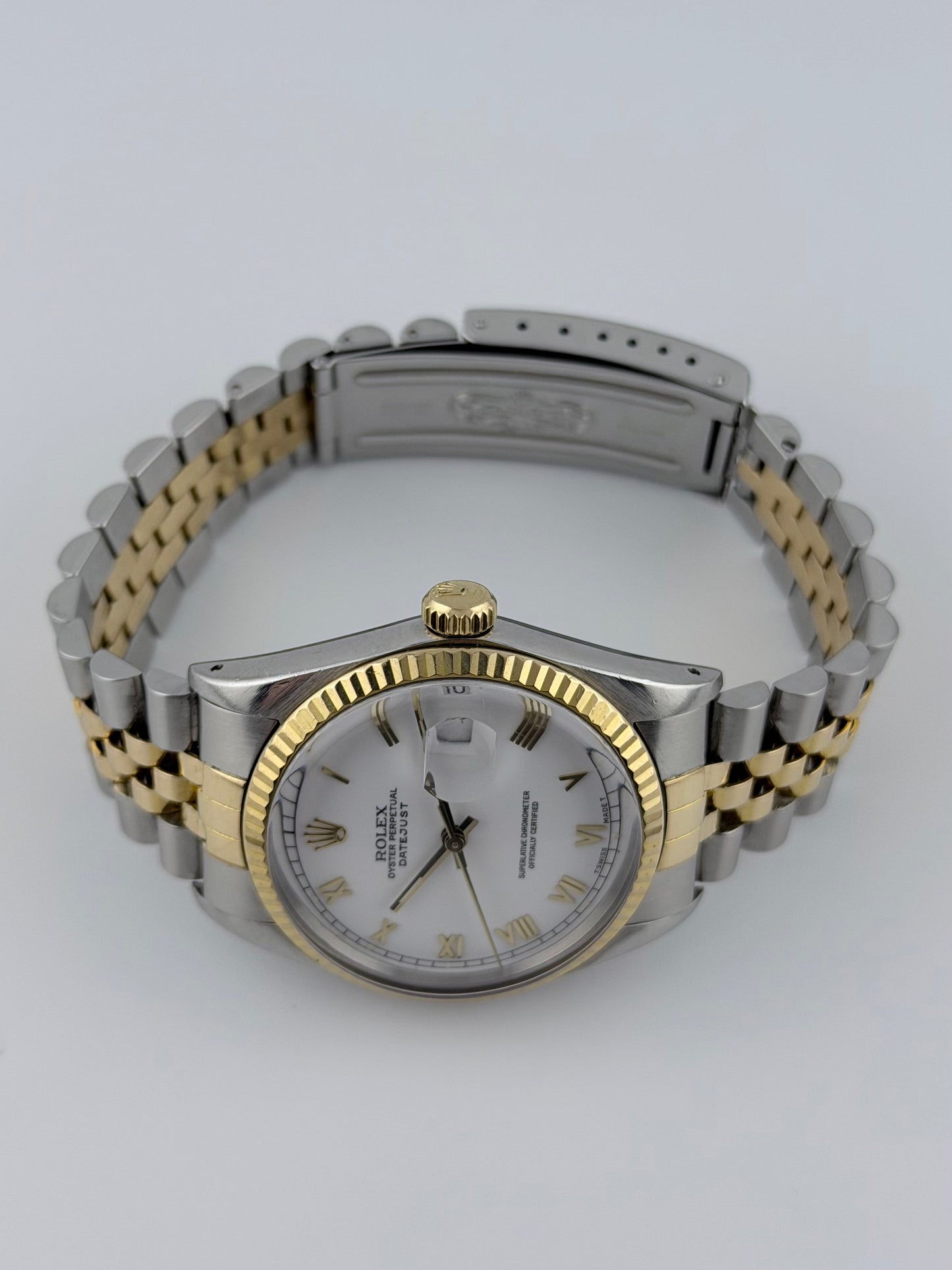 Rolex Datejust Oyster Perpetual 16013 - Rare White Roman Dial