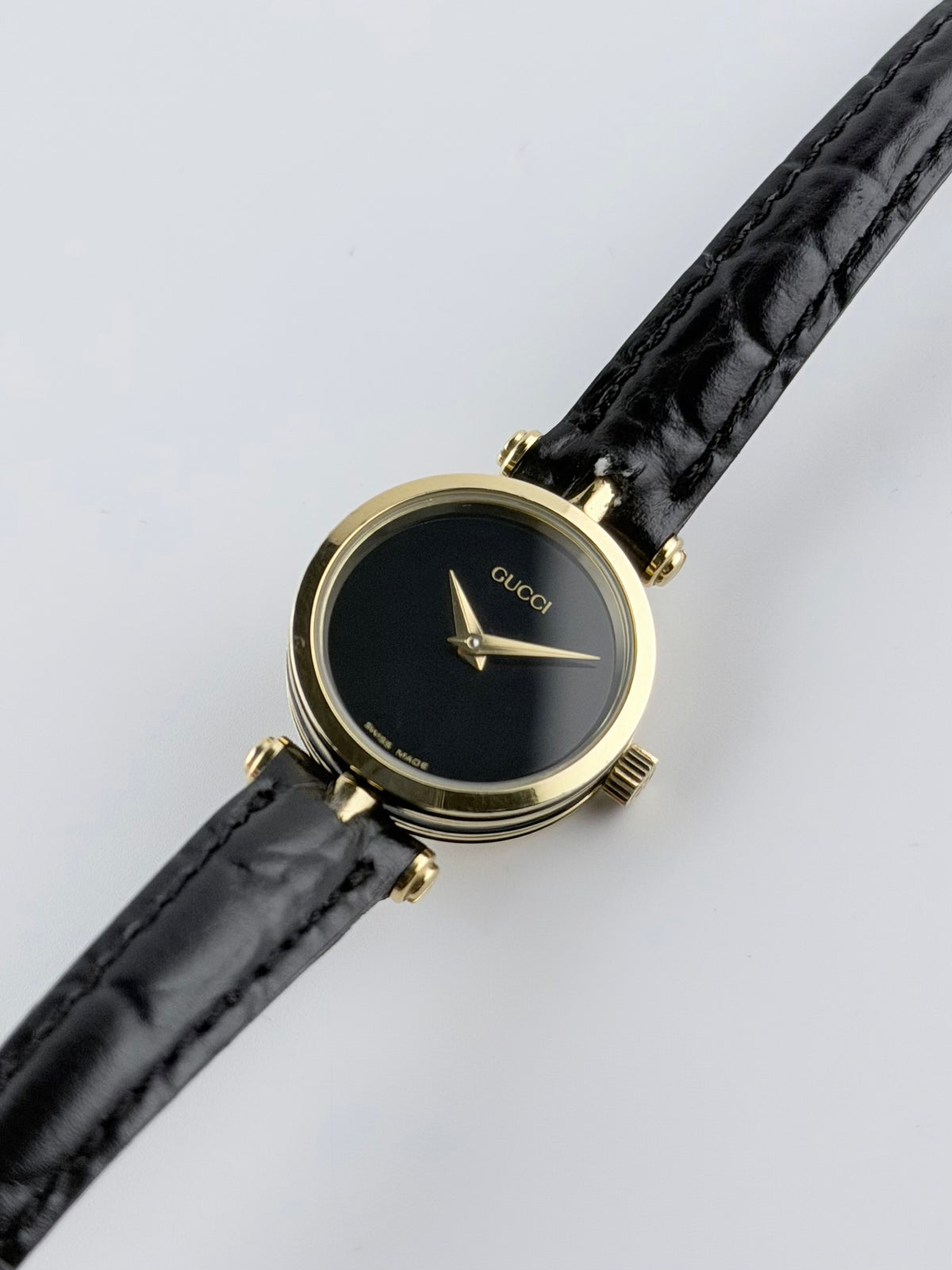 Gucci Double Face Stack Series Ladies watch - Quartz - Black and Gold-plated