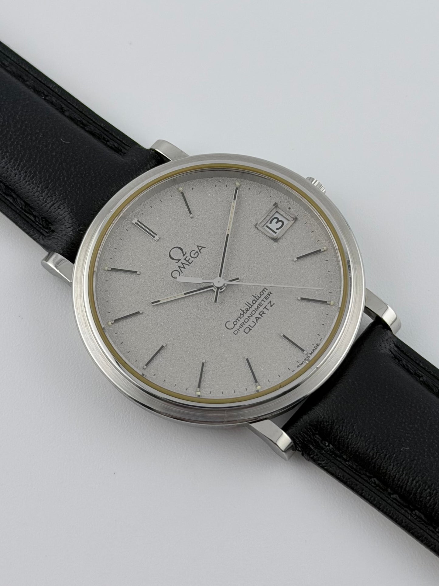 Omega Constellation Chronometer Quartz Date - 198.0126 - Stardust Dial