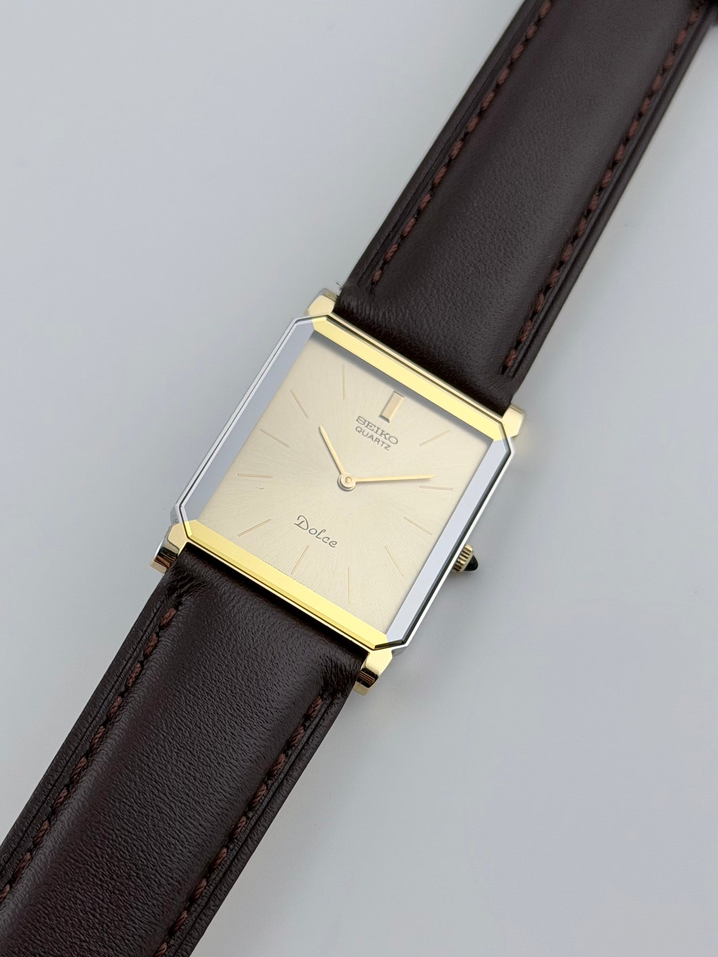 Seiko Dolce Tank Quartz - 7730-5020 Near Mint!