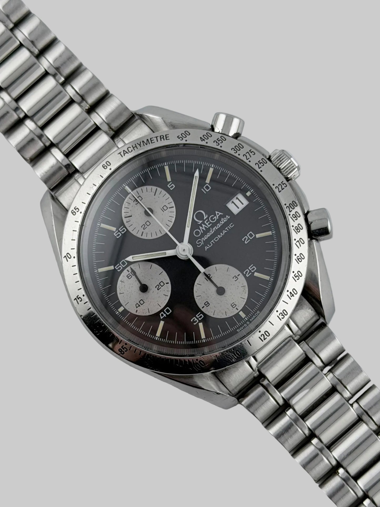 Omega Speedmaster Automatic Date - 175.0043 - Rare Reverse Panda Dial