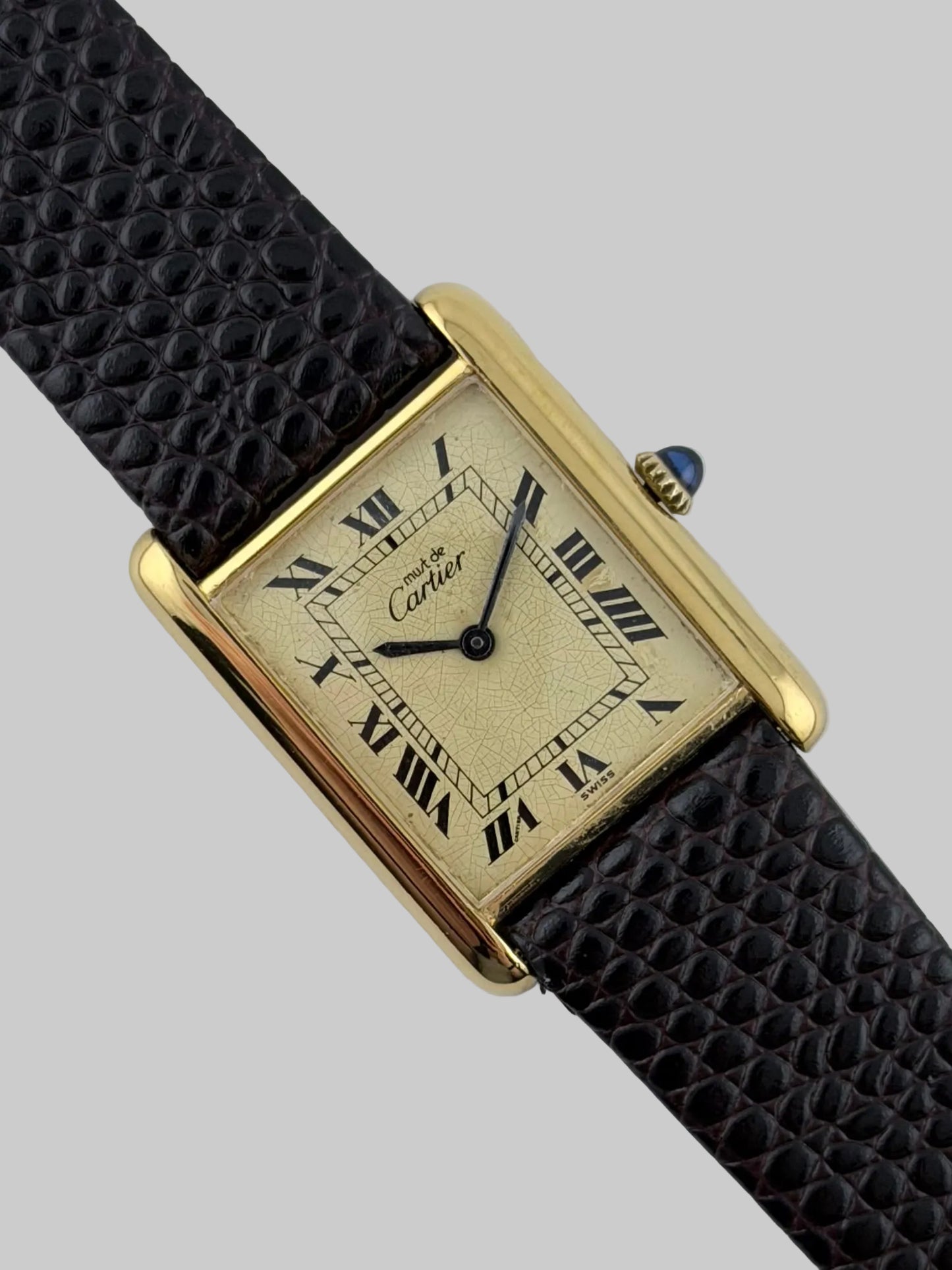 Cartier Must De Paris Tank Manual Wind - 6 - Ivory Dial