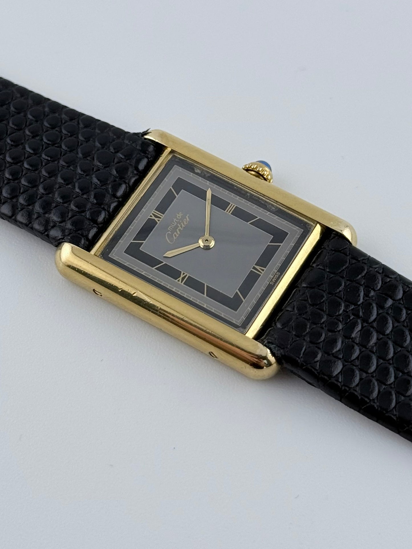 Cartier Must De Tank Quartz - Rare Slate Dial