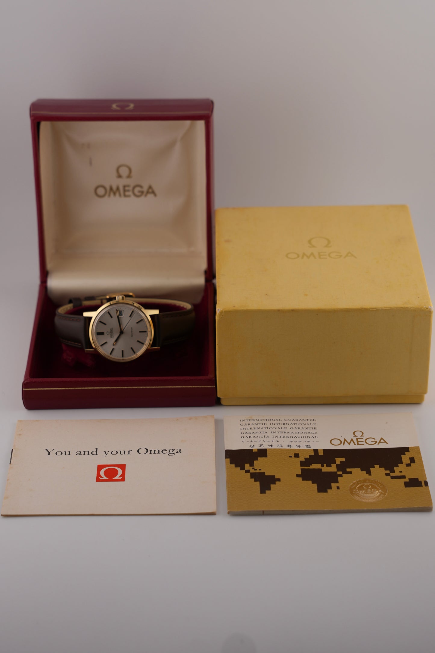 Omega Geneve Automatic Date - 166.0163 - Original Box And Papers