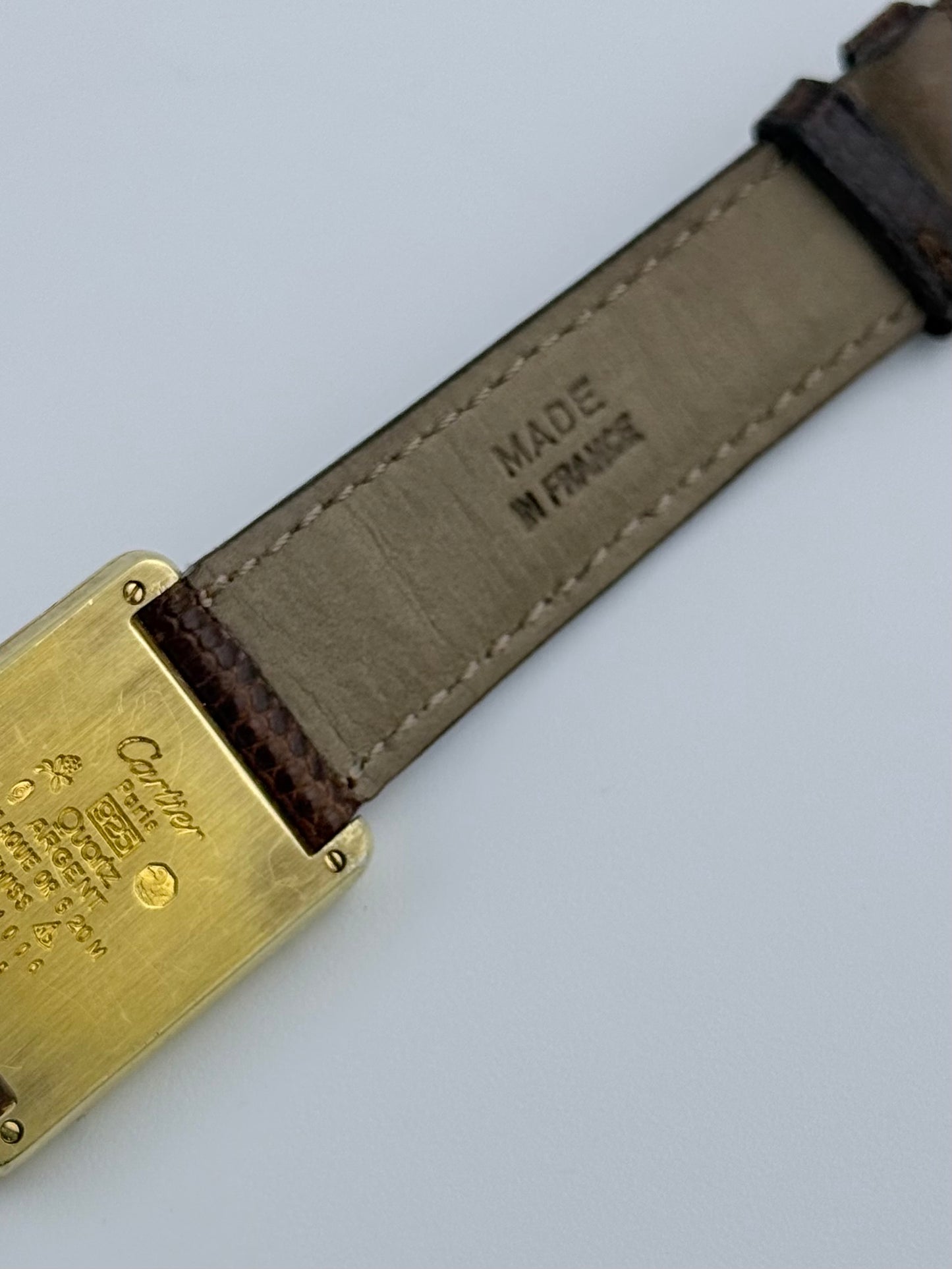Cartier Must De Tank Quartz - Original Strap, buckle & box
