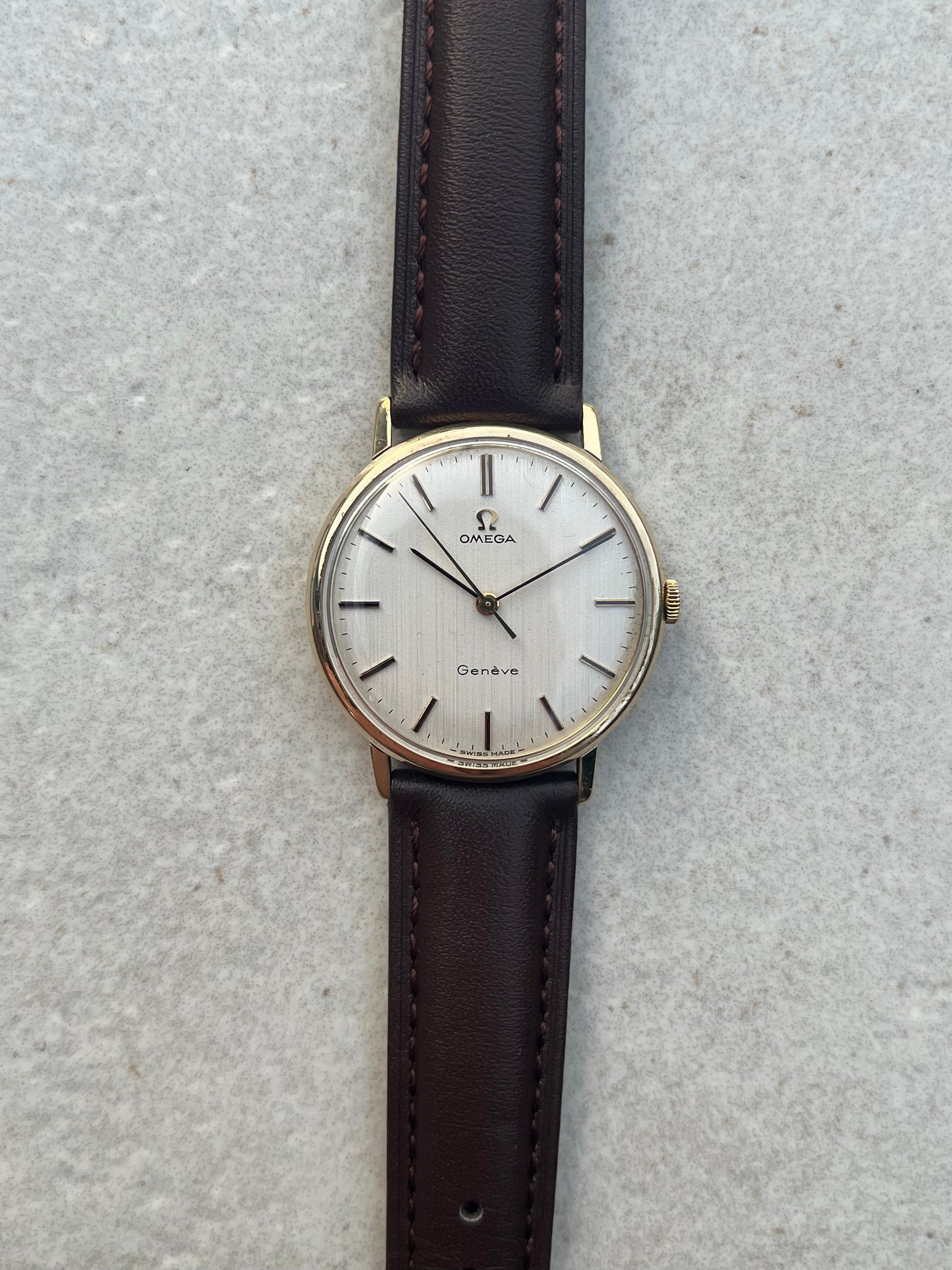 Omega Geneve Manual Wind 9ct Gold 131.25016