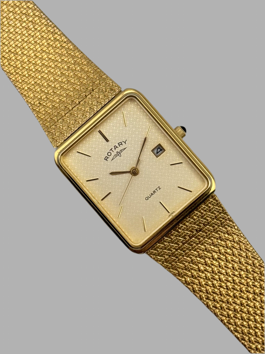 Rotary Tank Quartz Dress Watch - 3104 - Box and Papers