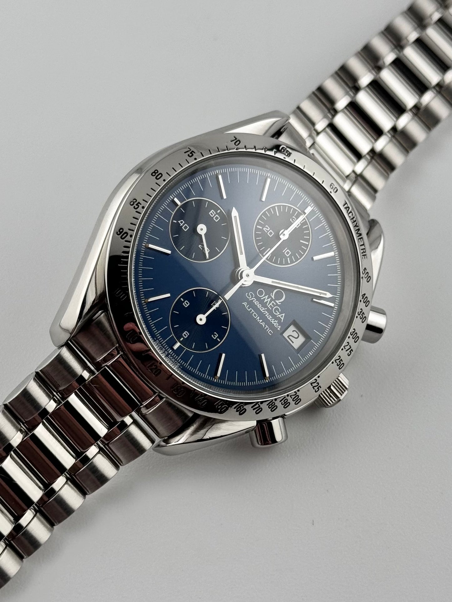 Omega Speedmaster Automatic Date - 3511.80 - Rare Blue Dial