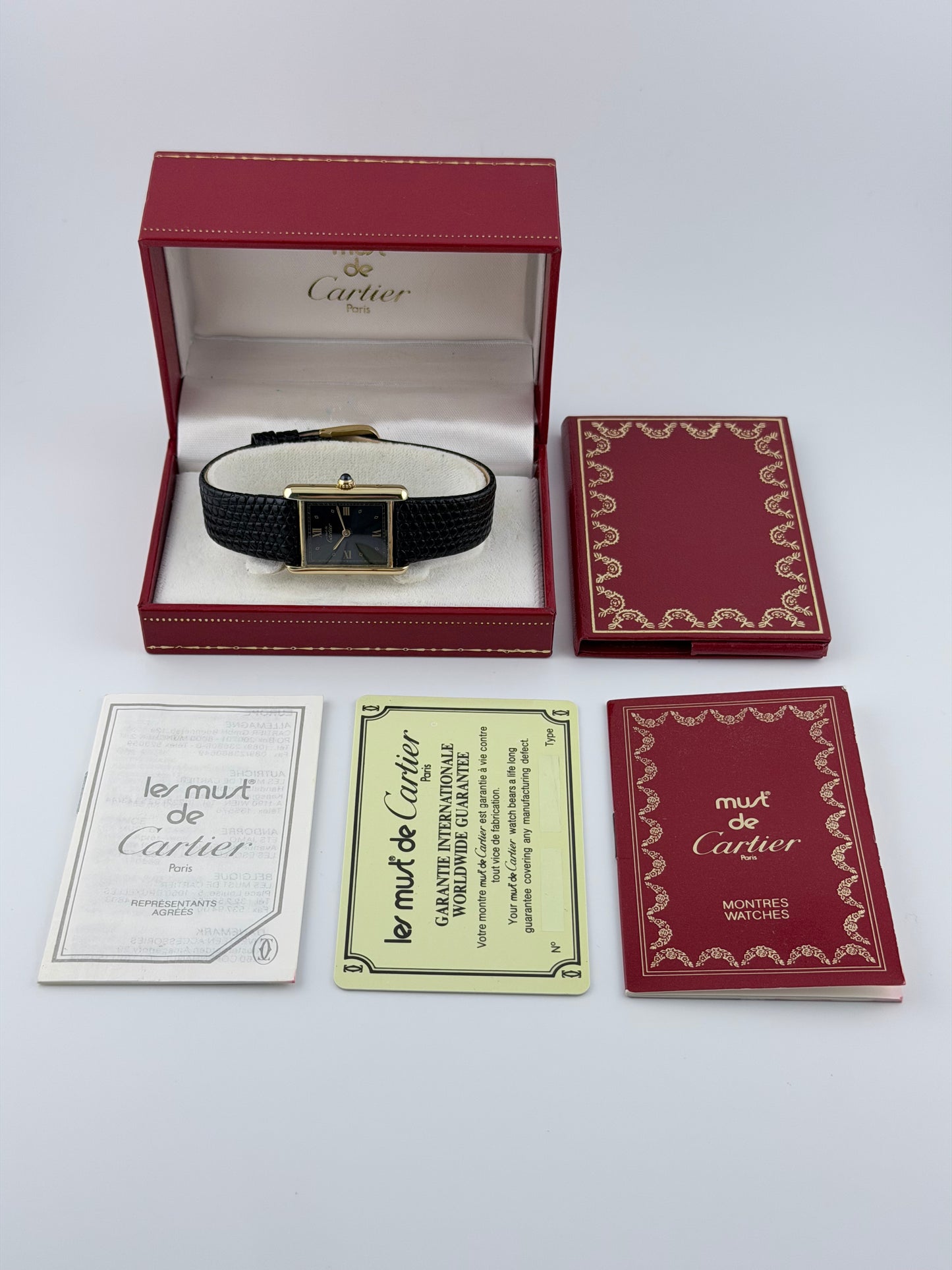 Cartier Must De Paris Tank Quartz - 590005 - Box & Papers