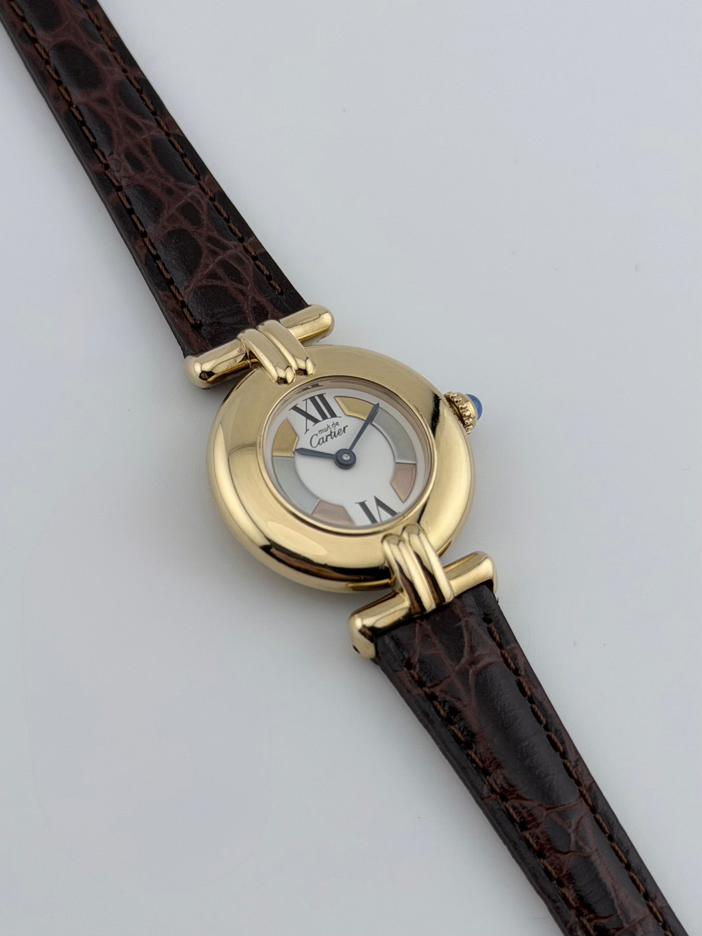 Cartier must de Vendome Quartz - 590004 - Two-tone Trinity Dial - ladies