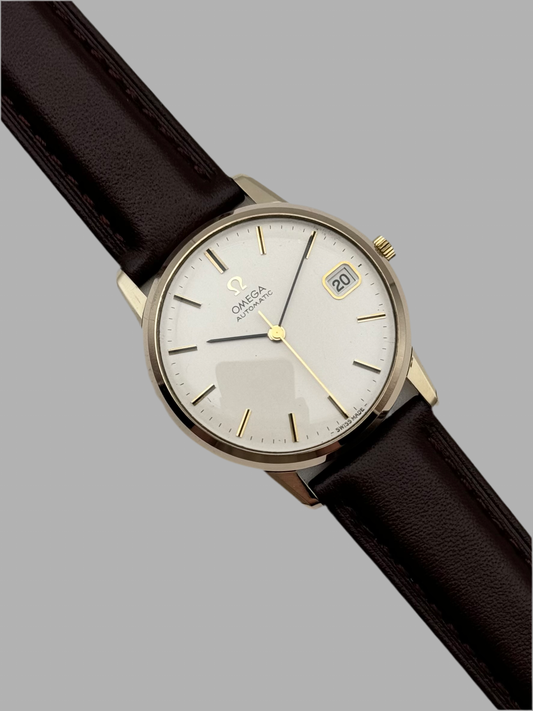 Omega Geneve Automatic 9ct Gold 162.5430 - Original Box, Papers & Hang Tag