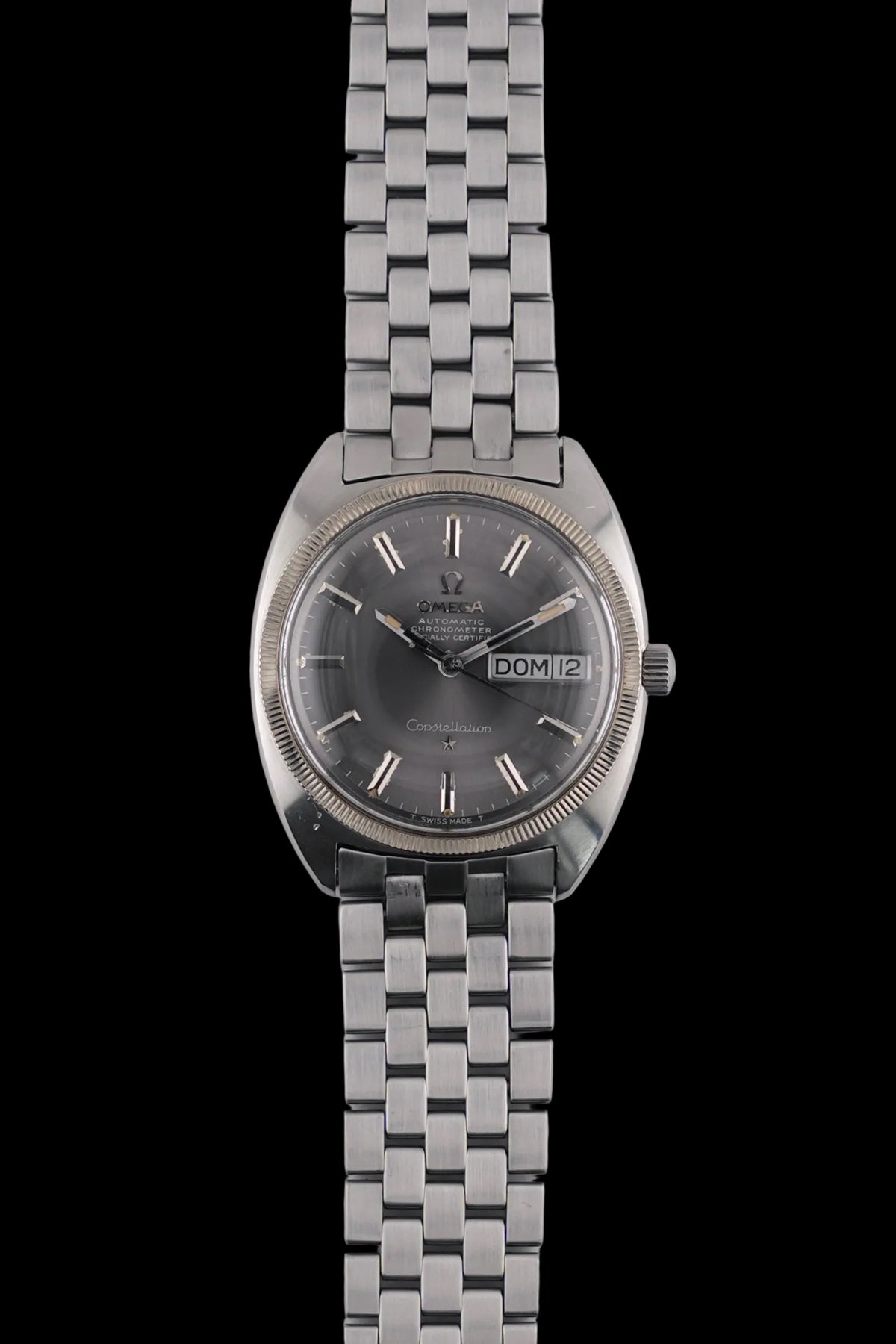 Omega Constellation Automatic Day-Date 168.029 - Rare Dark Grey Dial