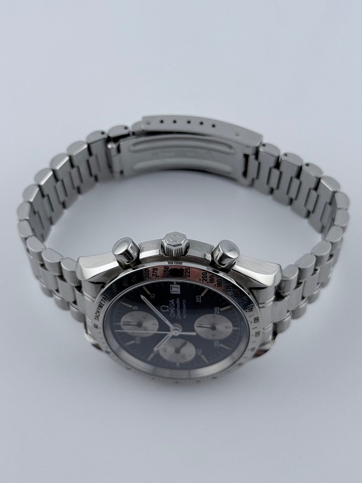 Omega Speedmaster Automatic Date - 175.0043 - Rare Reverse Panda Dial