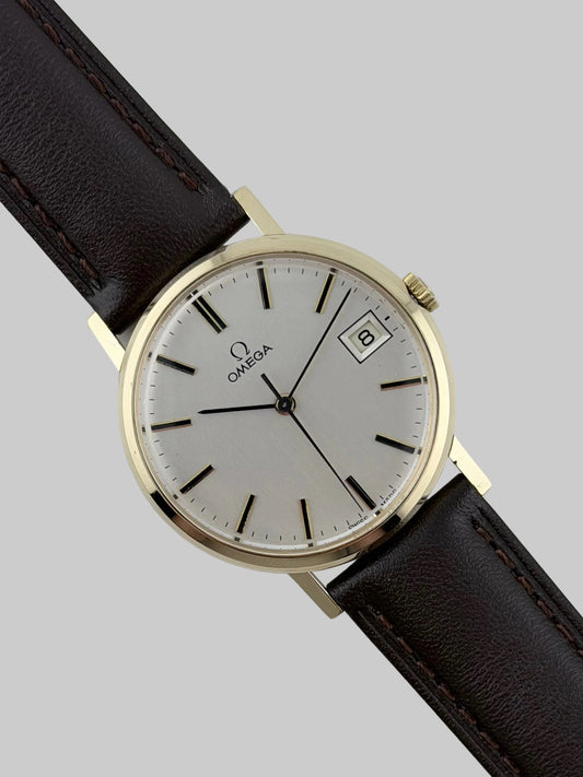 Omega Geneve Manual Wind 9ct Gold - 132.5017 - Original Box and Papers