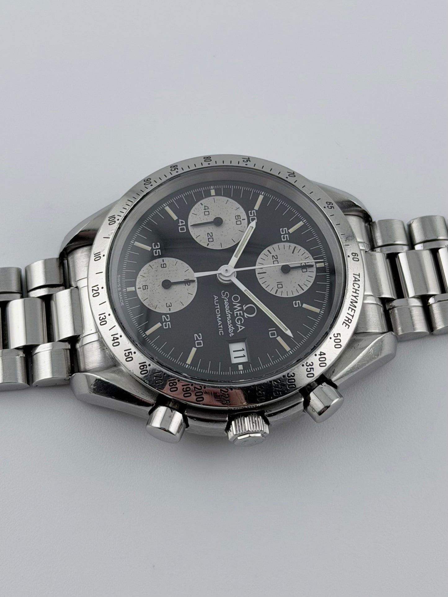 Omega Speedmaster Automatic Date - 175.0043 - Rare Reverse Panda Dial