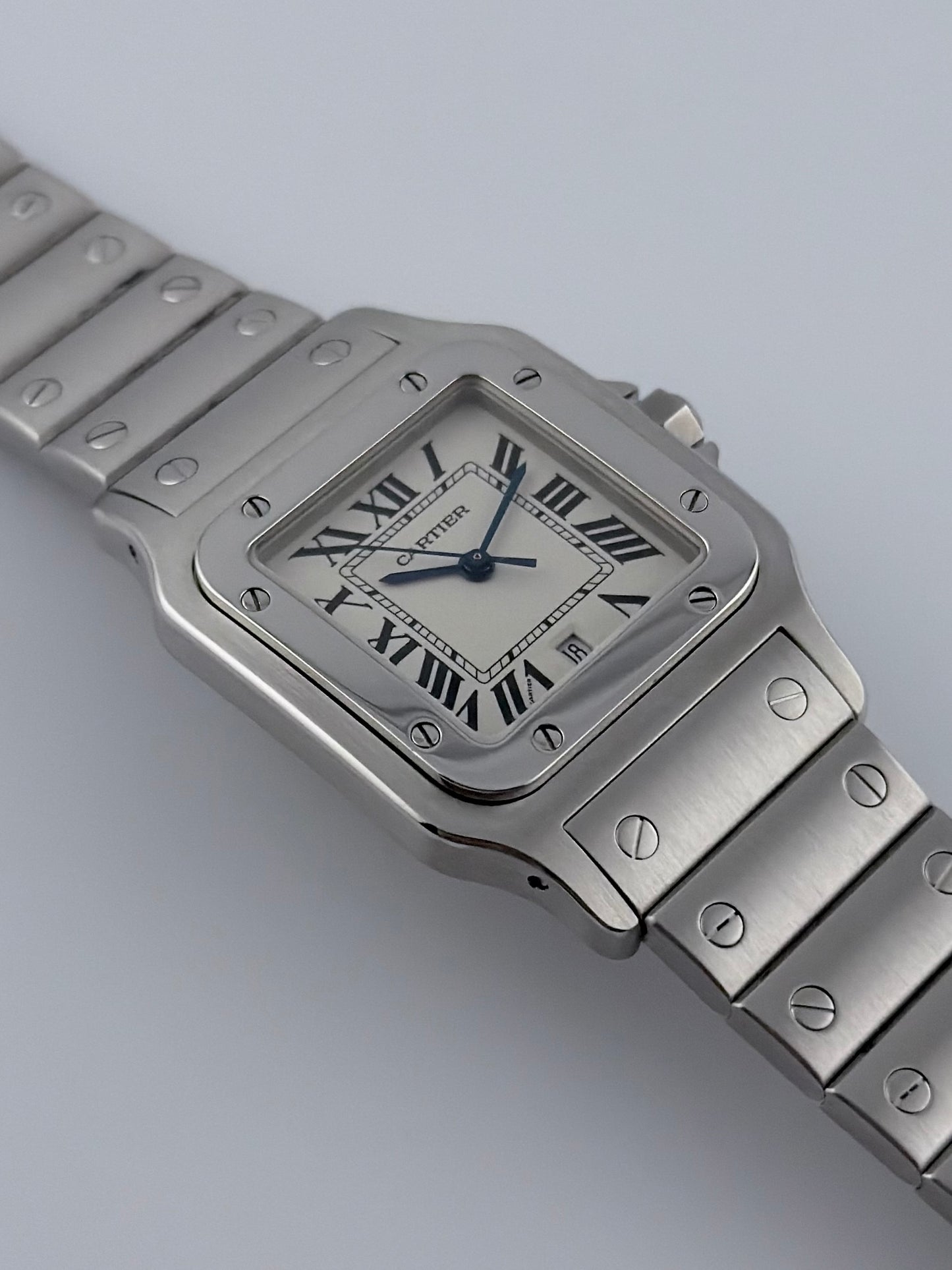Cartier Santos Galbee Date - 1564 - Exceptional Condition