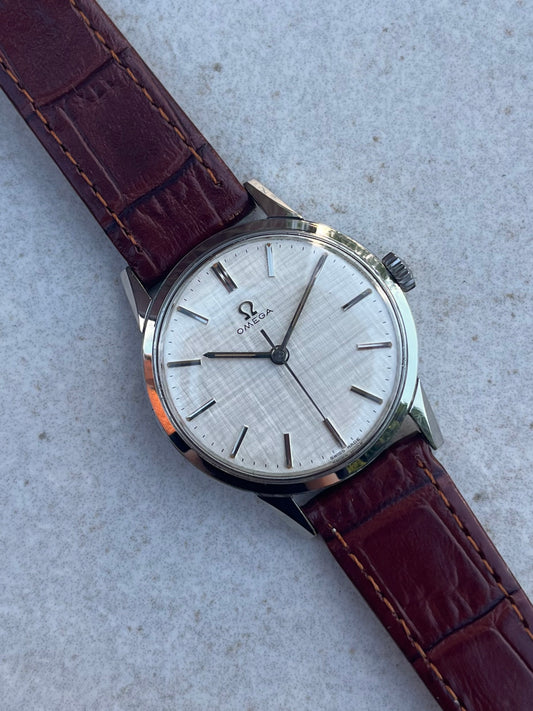 Omega Seamaster Manual Wind Linen Dial 135.003