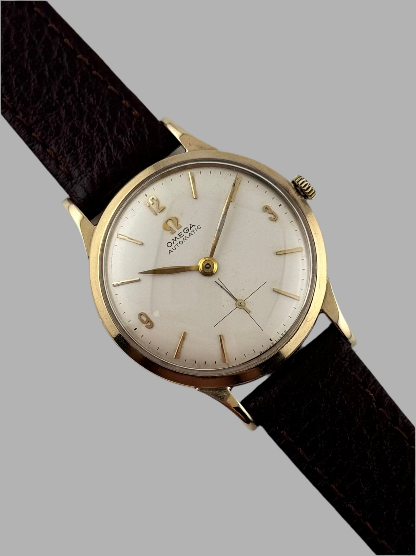 Omega Sub Seconds Automatic Bumper from 1944 - 9ct Yellow Gold