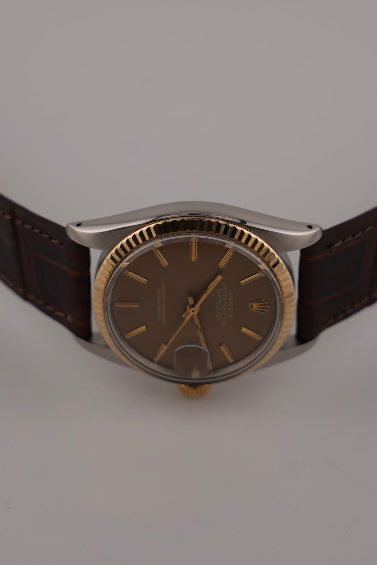 Rolex Datejust Oyster Perpetual 16013 - Two-Tone - Havana Dial - Exceptional Condition