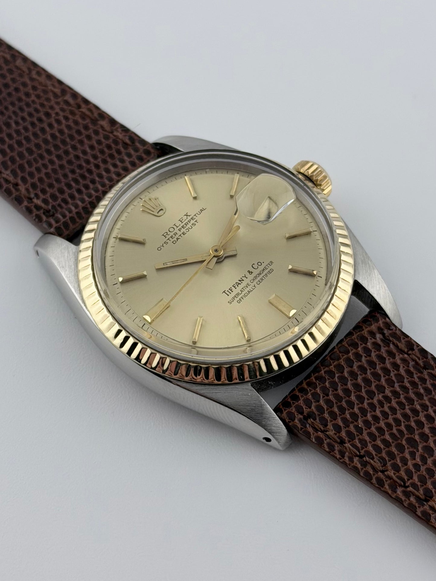 Rolex Datejust Oyster Perpetual - Two-Tone - 1601 - Extremely Rare Tiffany & Co Retailed