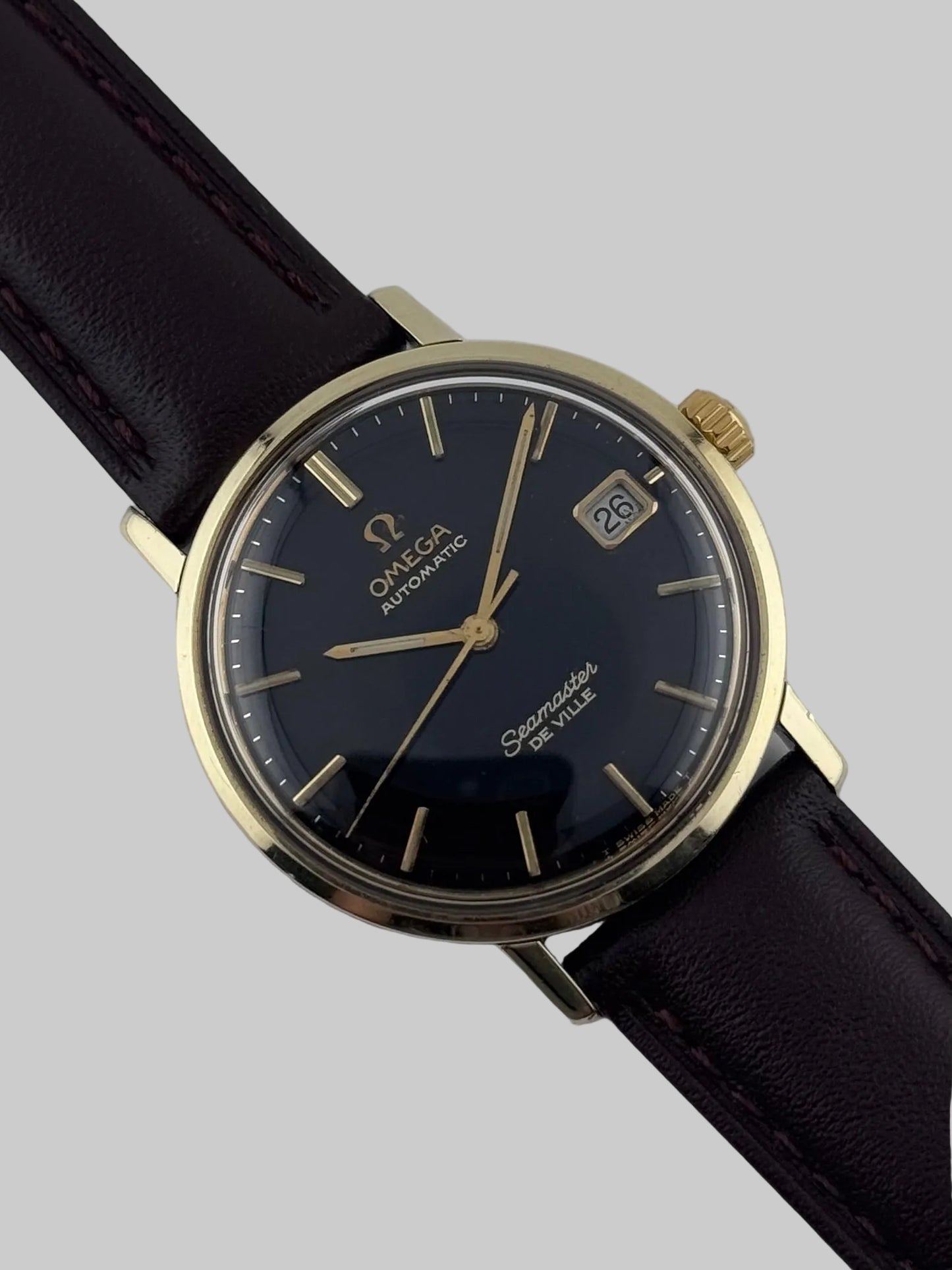 Omega Seamaster De Ville Automatic Black Dial - 166.020 - Rare