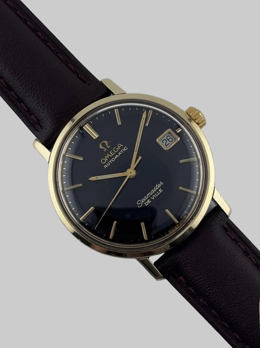 Omega Seamaster De Ville Automatic Black Dial - 166.020 - Rare