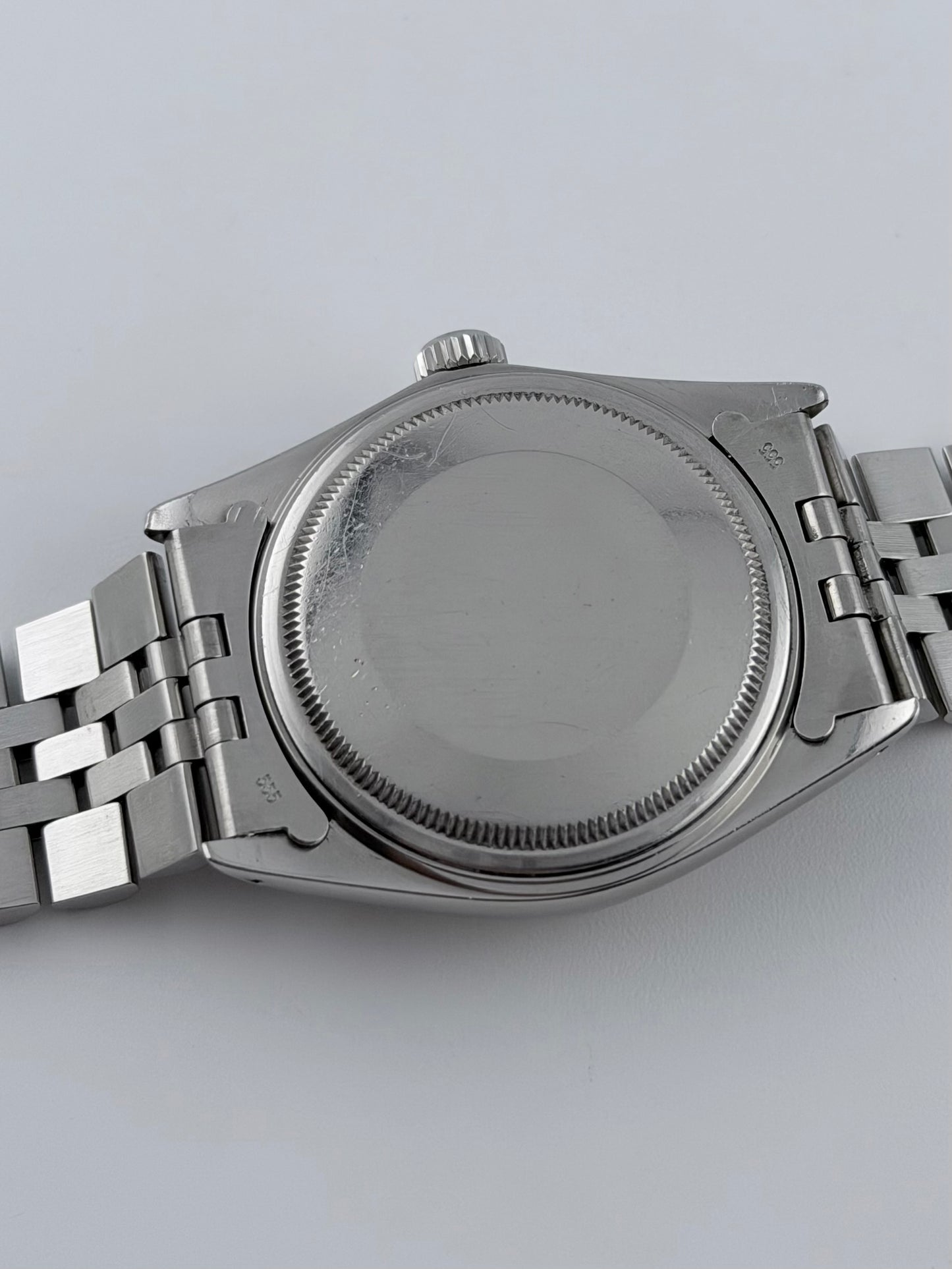 Rolex Datejust Oyster Perpetual - 16014 - White Gold Bezel - Tapestry Dial - Original Box