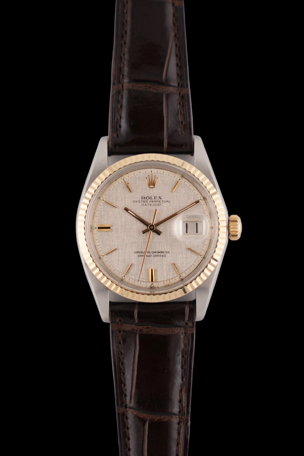 Rolex Datejust Oyster Perpetual - Two-Tone - 1601 - Linen Dial