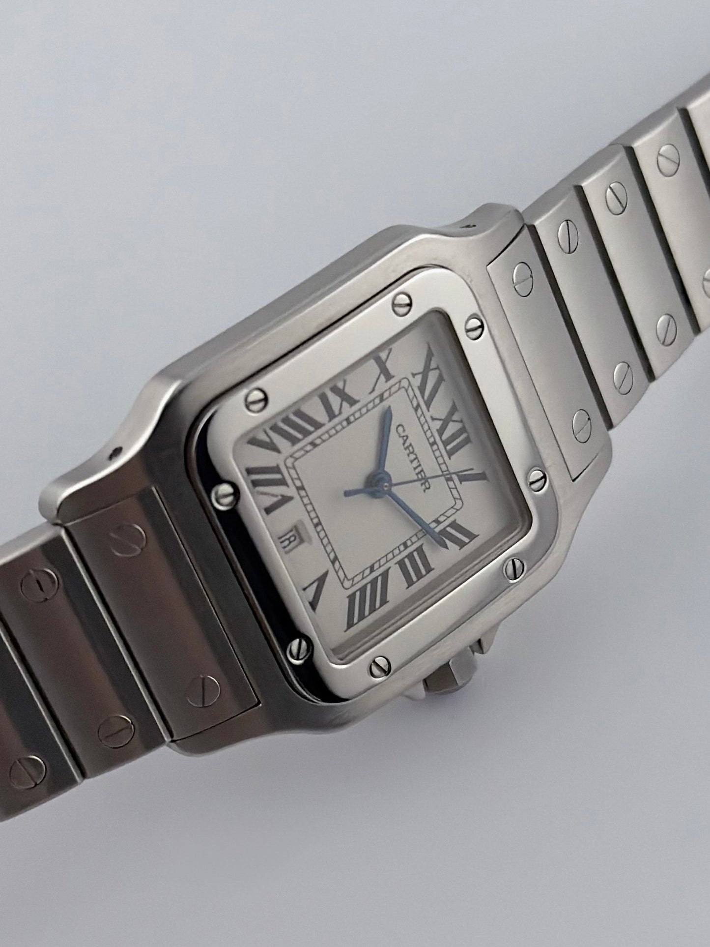 Cartier Santos Galbee Date - 1564 - Exceptional Condition