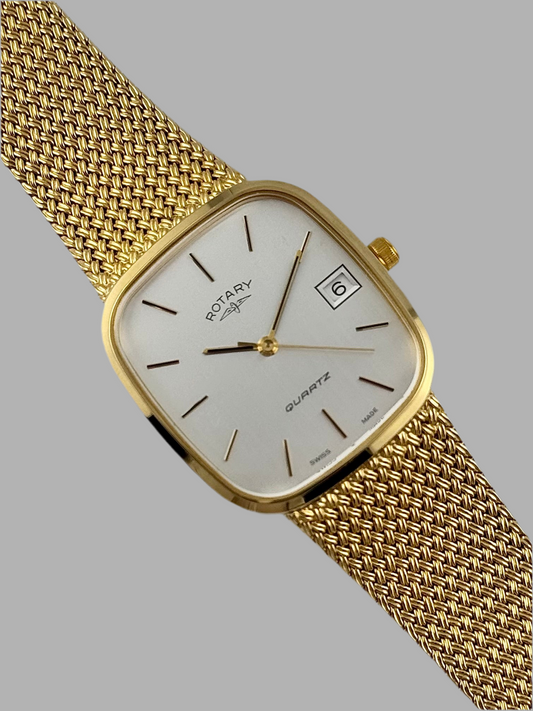 Rotary Quartz Date Dress Watch with Box