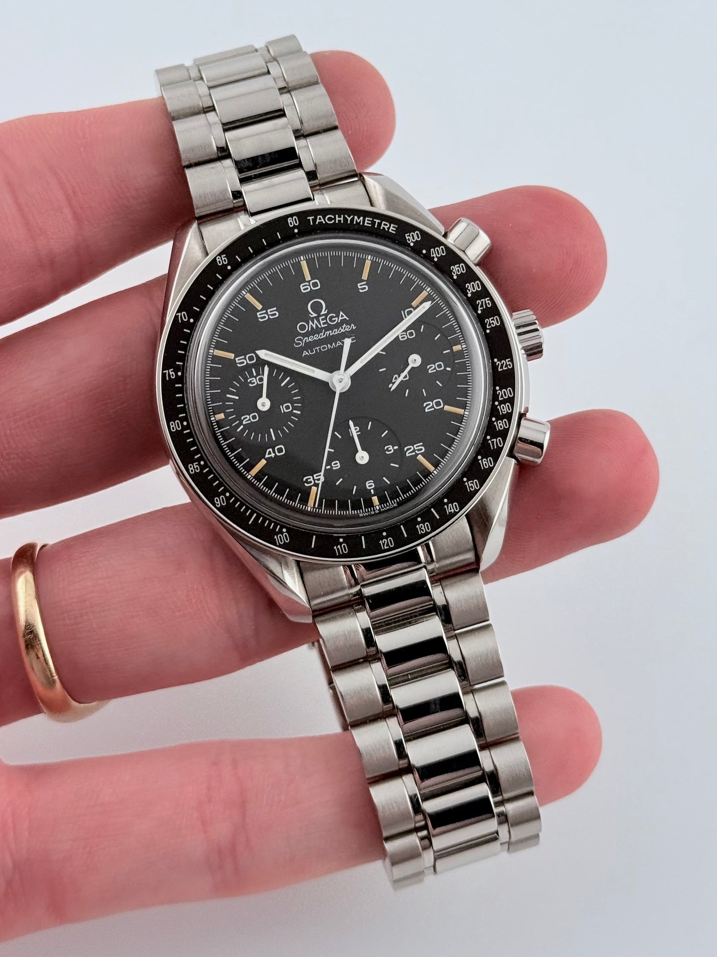 Omega Speedmaster Automatic Chronograph - 175.0032.1 - Pumpkin Lume