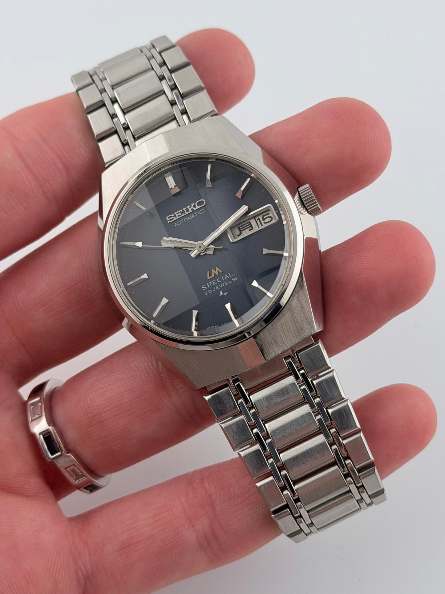 Seiko Lord Matic Special - 5216-7090 - JDM - Faceted Crystal - Rare