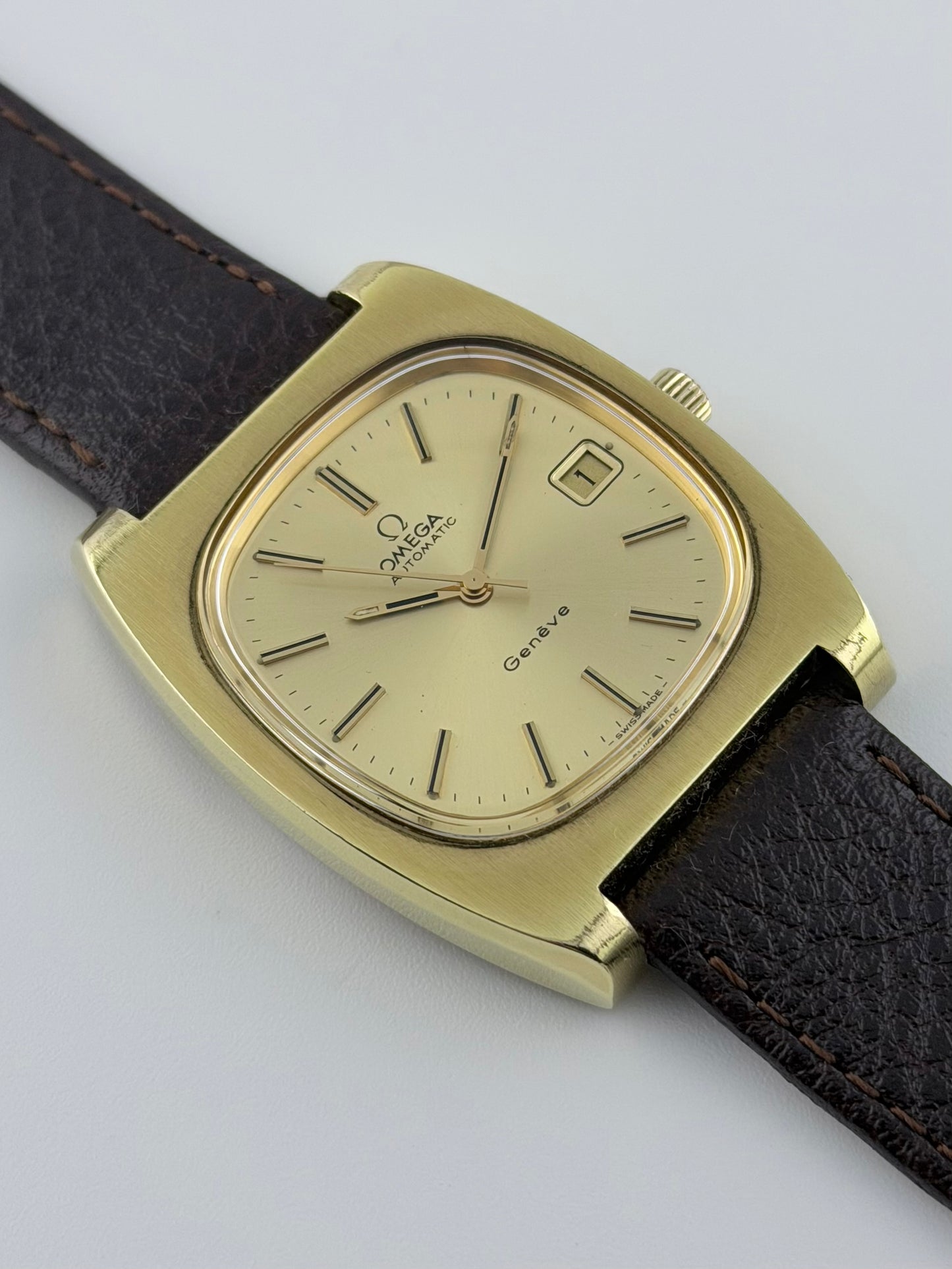Omega Geneve Automatic Date TV Dial 166.0190