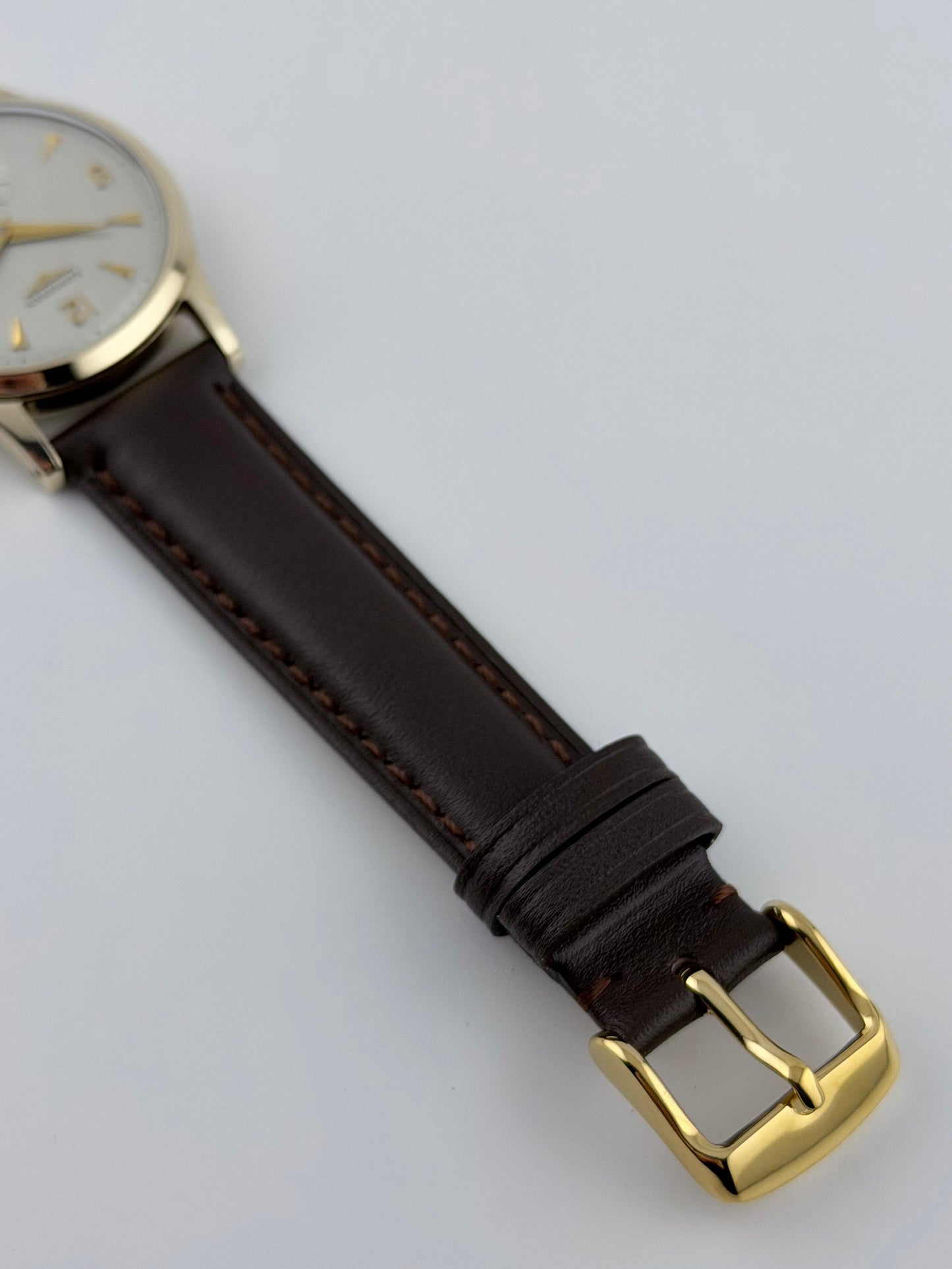 Longines Manual Wind Sub Seconds 9ct Gold