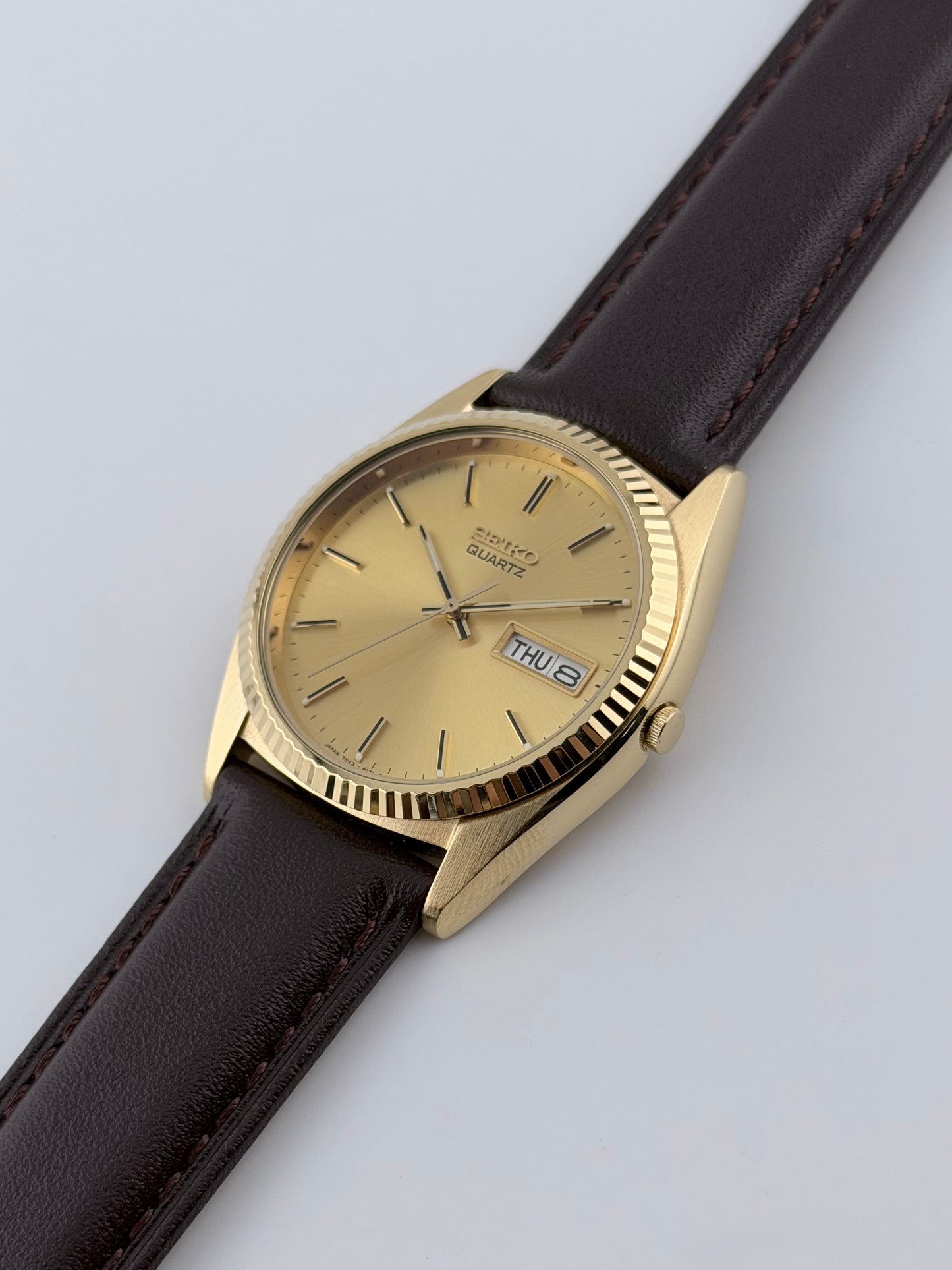 Seiko Quartz Day-Date 7N43-8110