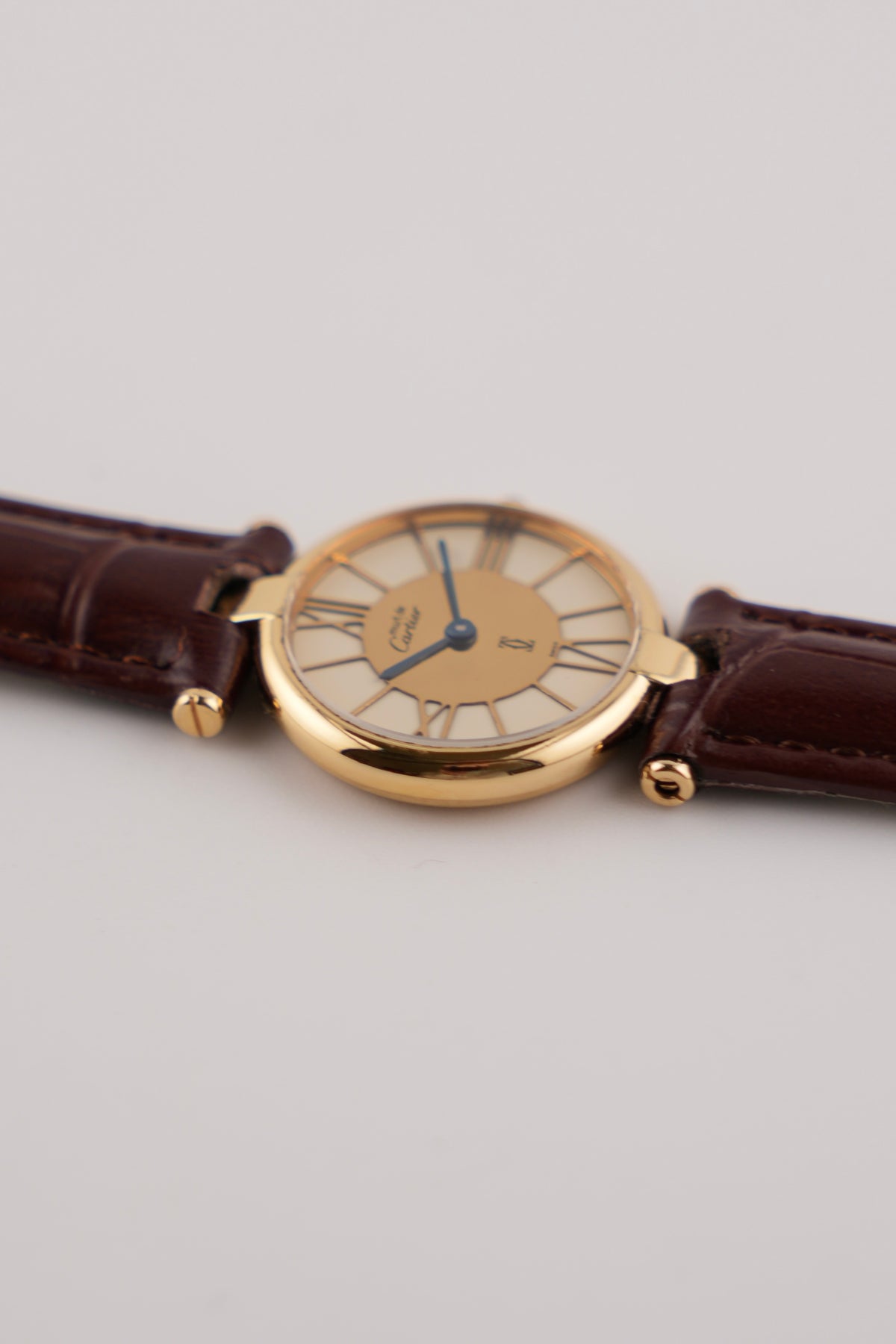 Cartier Must de Vendome Paris Quartz - 18 - Gold and Ivory Cloisonne Dial - Ladies