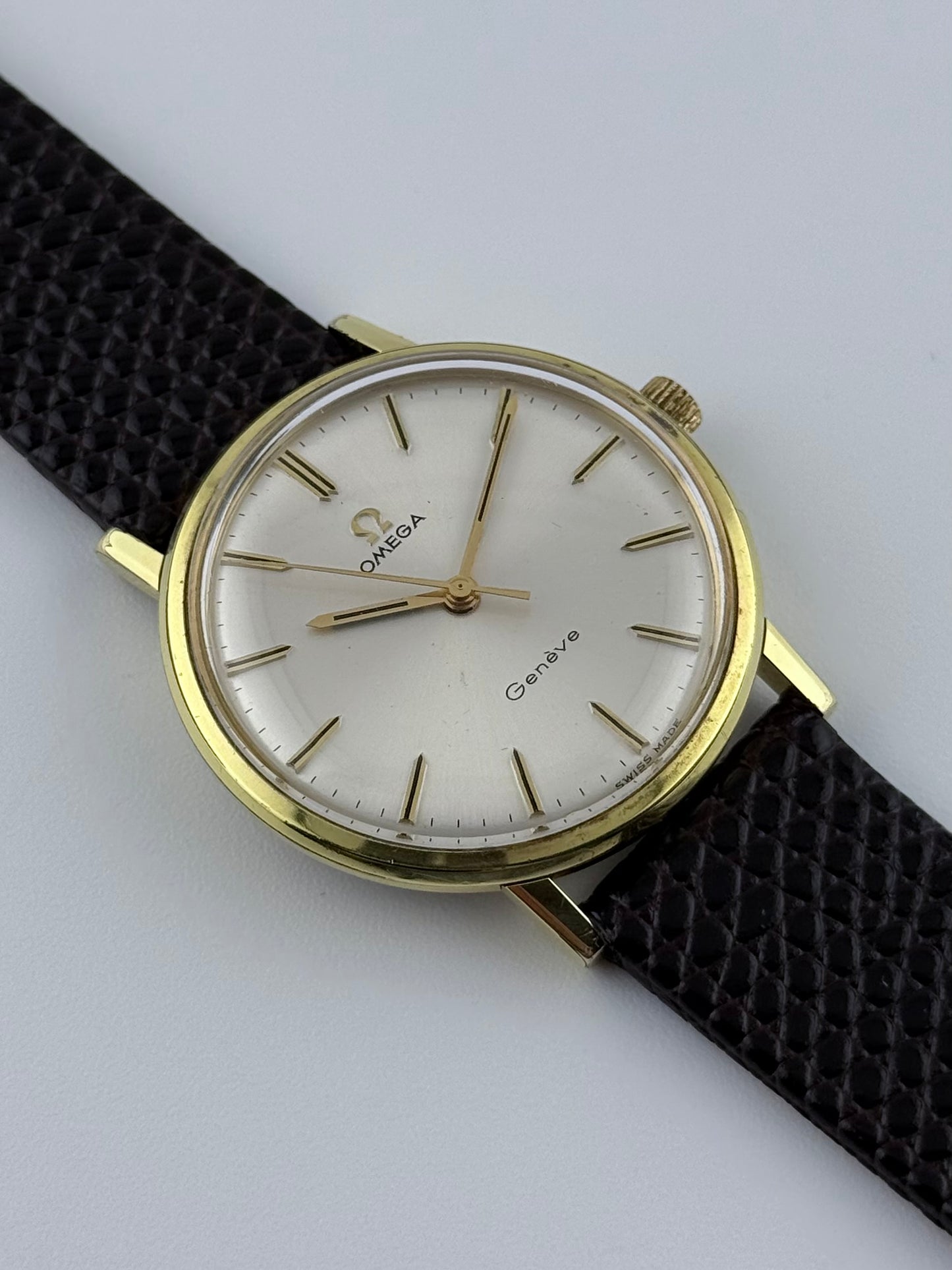 Omega Geneve Manual Wind 131.019SP - Sunburst Dial