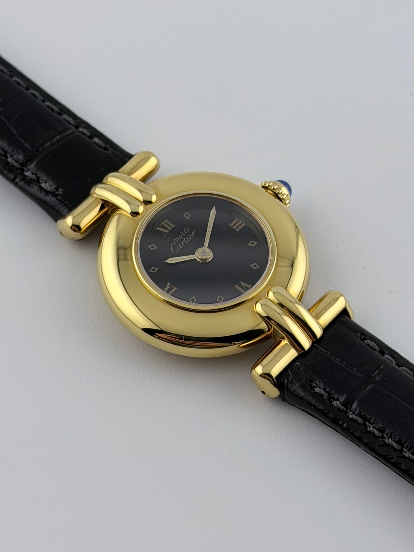 Cartier must de Colisee Quartz - 590002 - Ladies - Onyx Dial