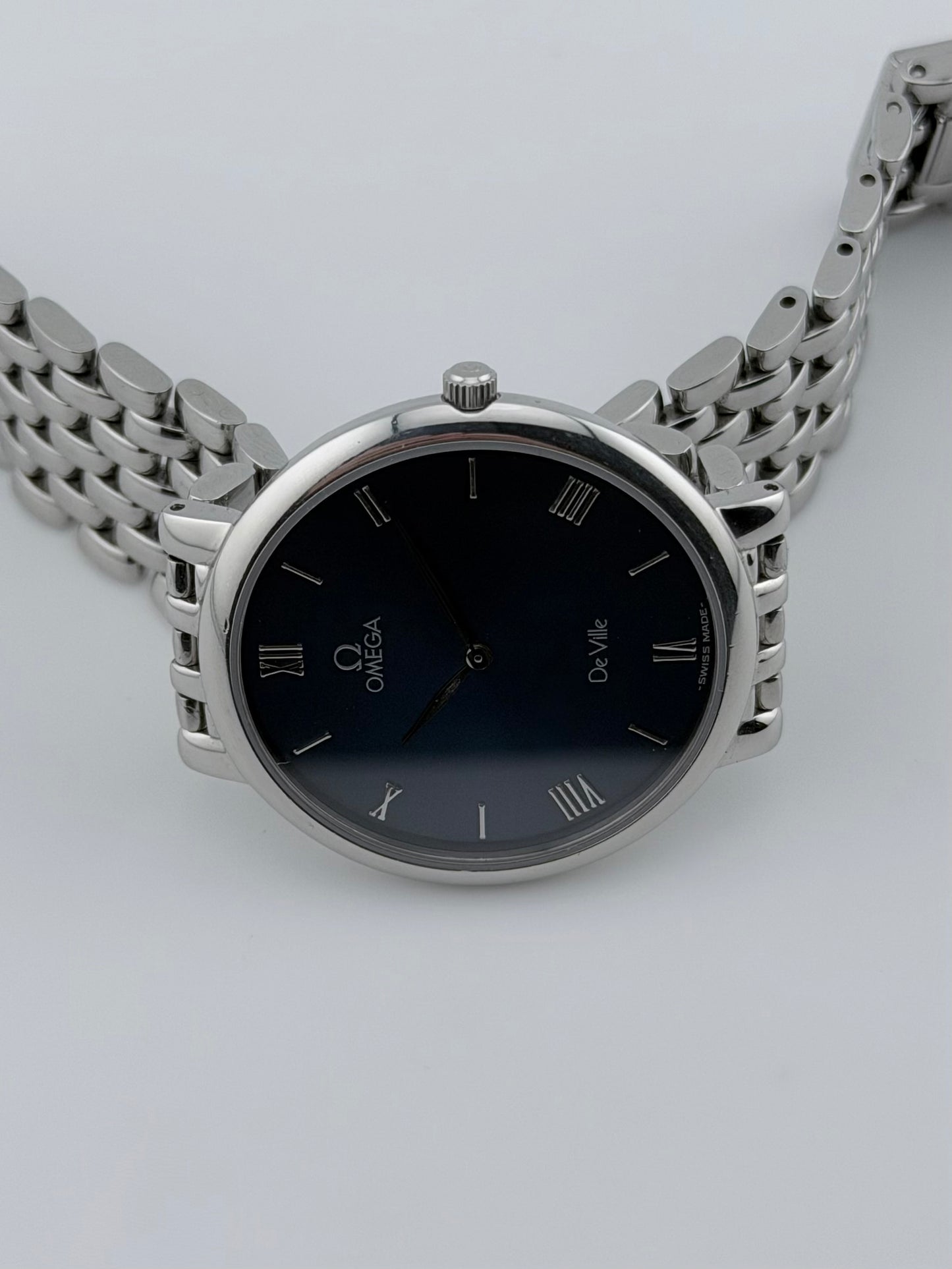 Omega De Ville Quartz 75008300 - Navy Blue Dial - FULL SET!