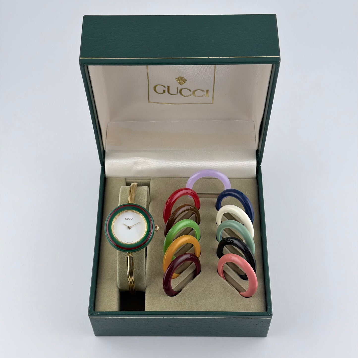 Gucci 11/12.2 - Change 12 Bezel Watch - Ladies - Original Box