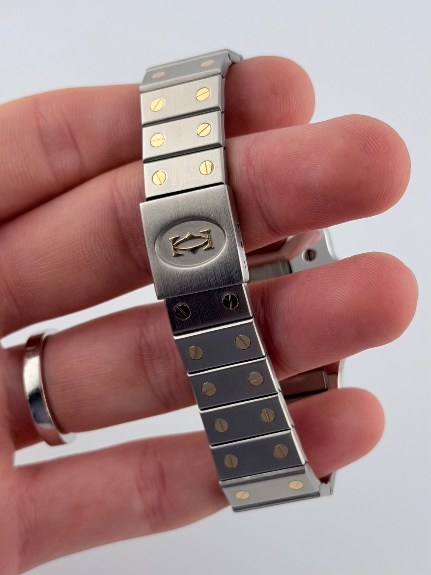 Cartier Santos Carree Automatic Date - Bi Metal - 2961