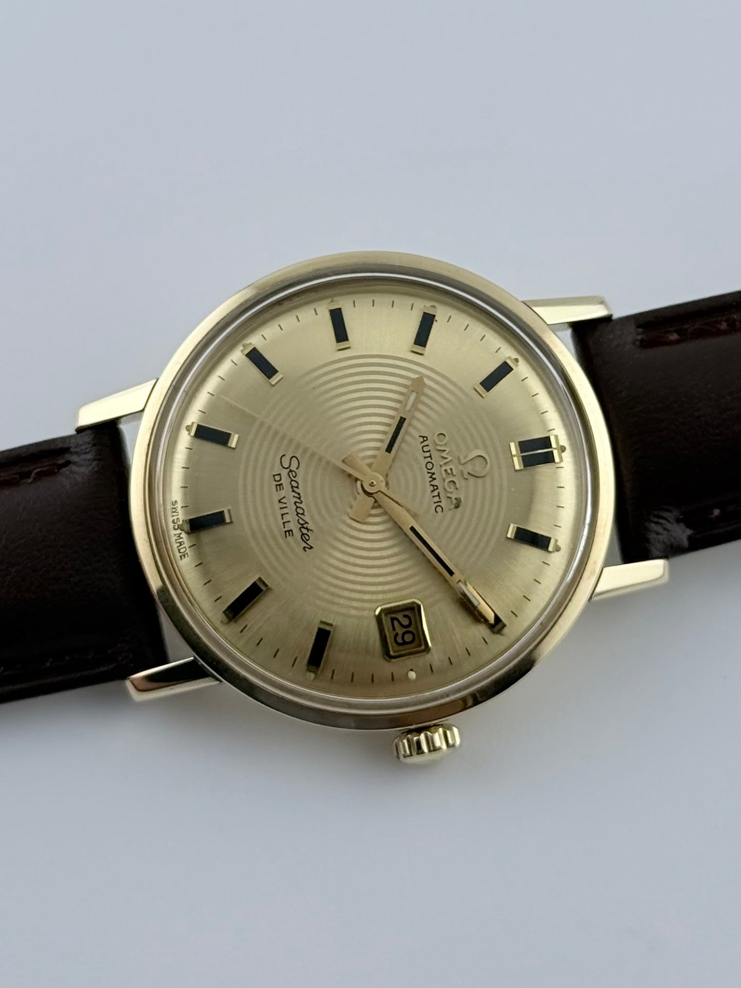 Omega Seamaster De Ville 9ct Automatic - Bullseye Dial - 166.020 - Extremely Rare!