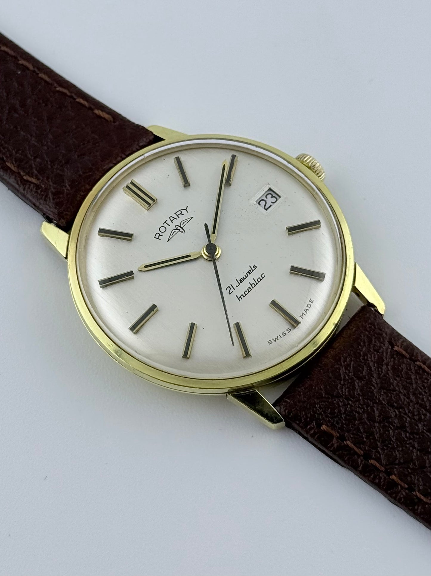 Rotary Manual Wind Incabloc 1970s