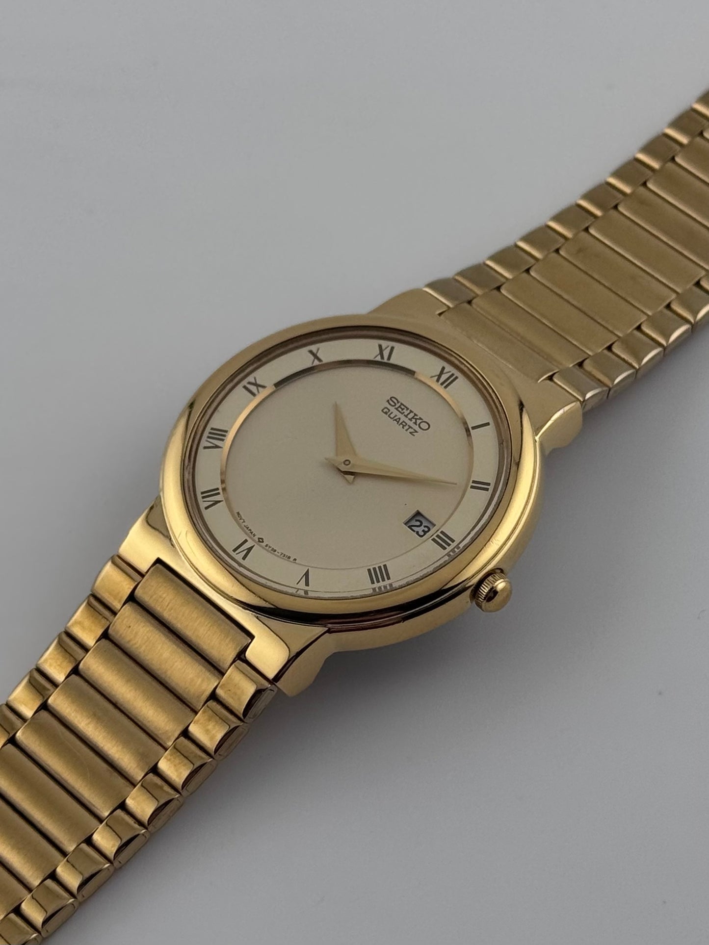 Seiko Quartz Date just - 5Y39-7140