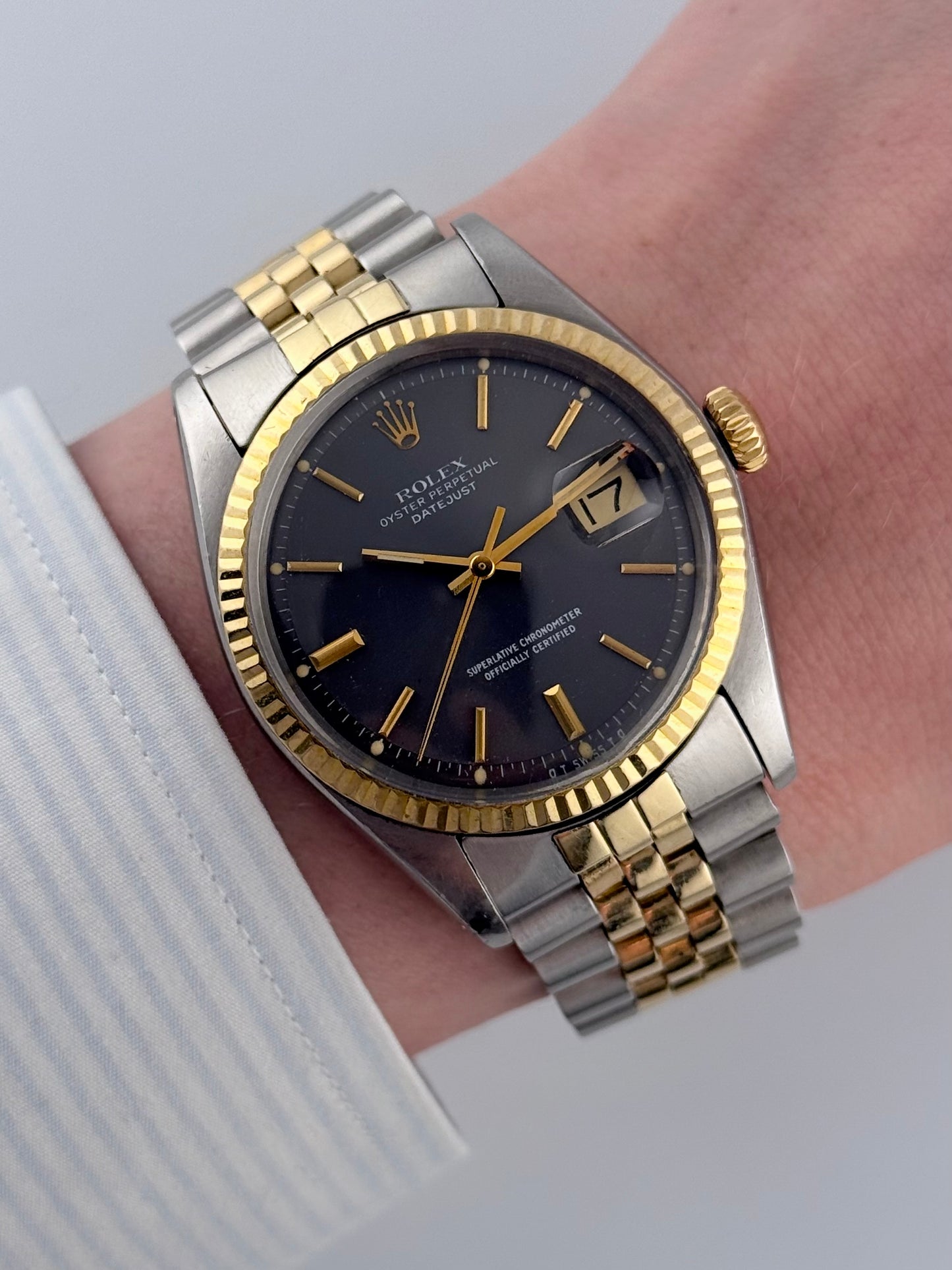 Rolex Datejust Oyster Perpetual - Two-Tone - 1601 - Sigma Dial