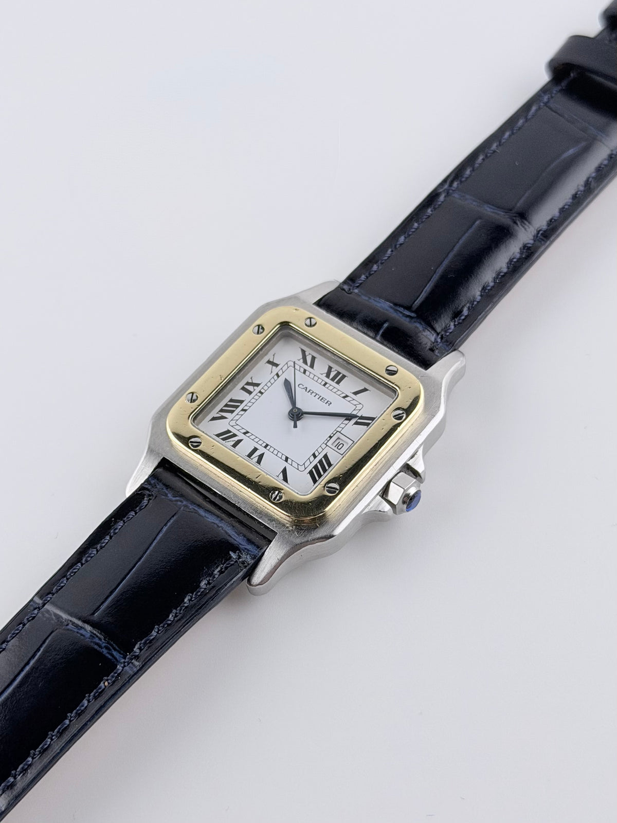 Cartier Santos Carree Automatic Date - Bi Metal - 2961