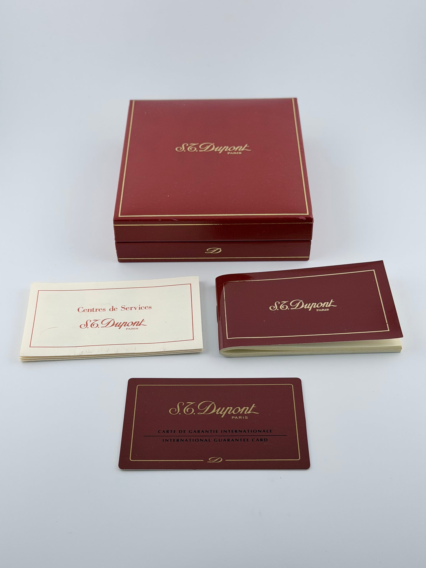 St Dupont Ligne 1 Lighter - 1990s - Box and Papers