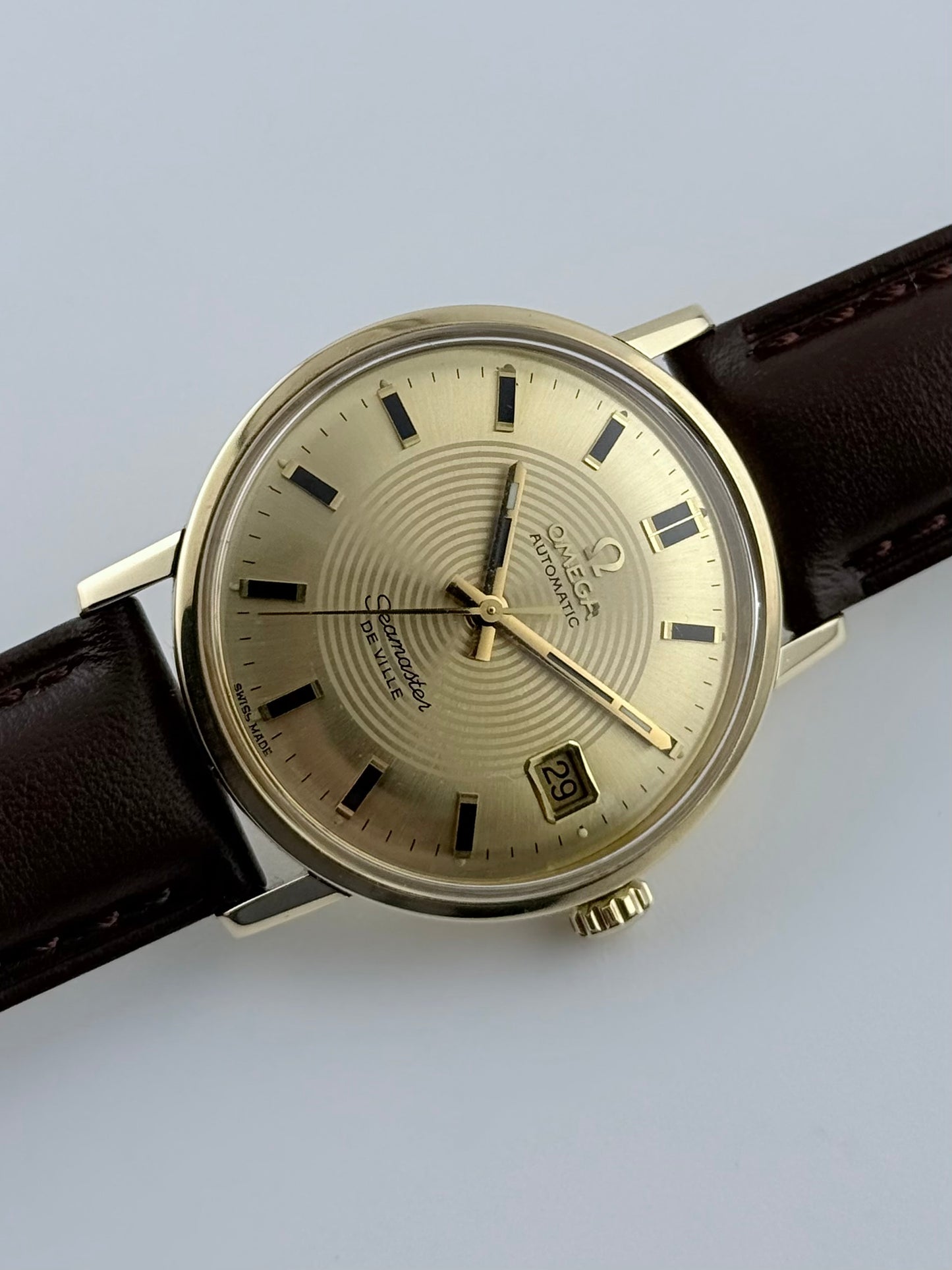 Omega Seamaster De Ville 9ct Automatic - Bullseye Dial - 166.020 - Extremely Rare!