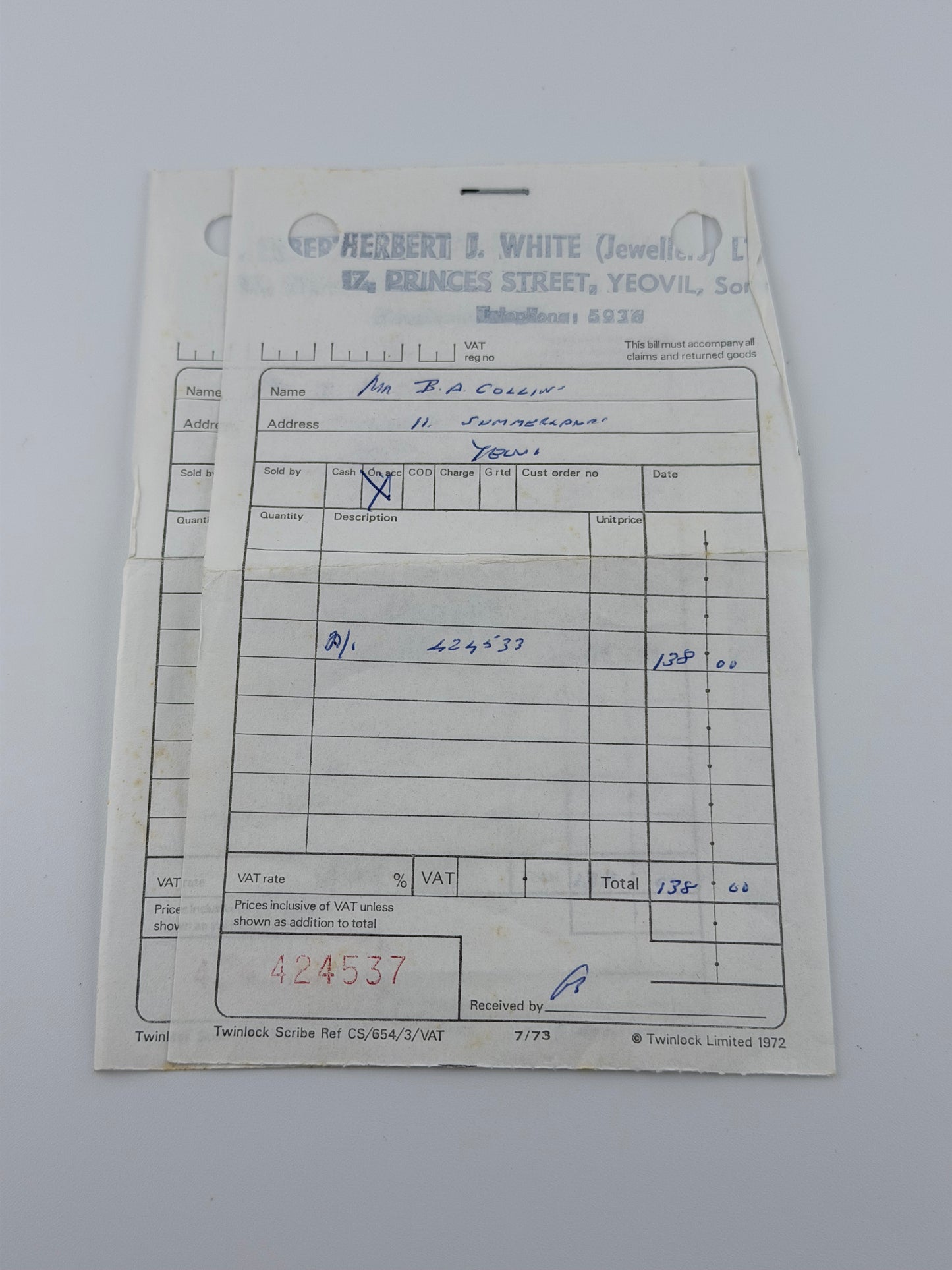 Omega De Ville Automatic Date 166.5161 - 9ct Solid Gold - Box and Papers!